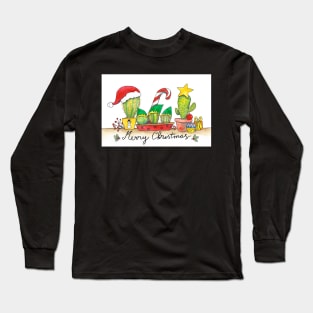 Cactus Christmas Long Sleeve T-Shirt